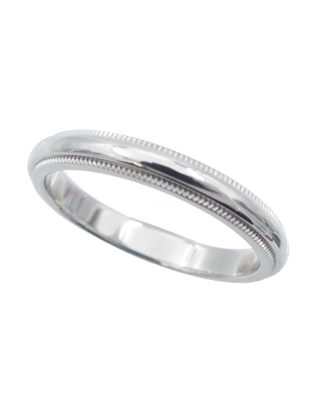 Tiffany & Co Milgrain Platinum Ring